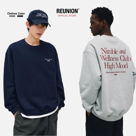 Áo Sweatshirt Dài Tay In Họa Tiết HIGHMOOD Áo Sweater Nam Nữ