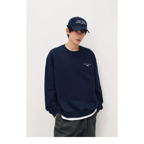 Áo Sweatshirt Dài Tay In Họa Tiết HIGHMOOD Áo Sweater Nam Nữ