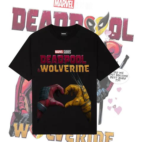 Áo thun form rộng nam nữ Marvel Deadpool 3 Wolverine Best Bubs Cover T-Shirt chất cotton cao cấp ĐL 250gsm