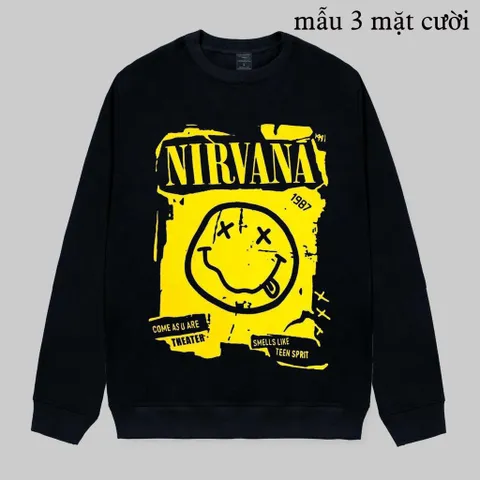 Áo sweater nỉ Nirvana Bleach City Cycle - áo nỉ sweater unisex  Local Brand