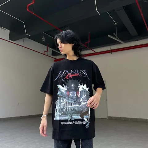 Áo thun Hades SAIGON SPIRIT BLACK nam nữ áo thun tay lỡ hades sài gòn, Áo Hà Nội Spirit tee Hades  nam nữ phong cách trẻ