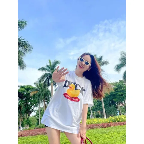 Bộ quần đồ nam nữ  họa tiết DUCK  VIBES in sắc nét đủ 3 màu bản mới nhất chất liệu cotton, quần CHÂN CUA  new 2024