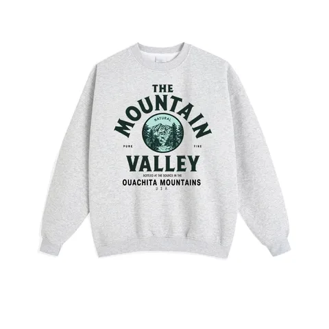 Áo nỉ Sweater Mountain Nỉ lót lông mịn unisex nam nữ chất liệu cao cấp