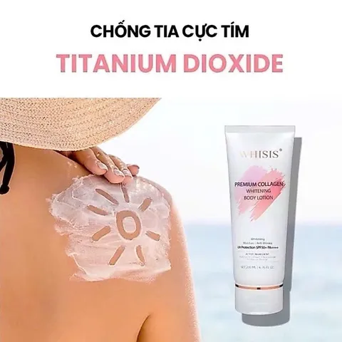 Kem Dưỡng Thể Trắng Da Nâng Tone Whisis Premium Collagen Whitening Body Lotion 200ml 831449