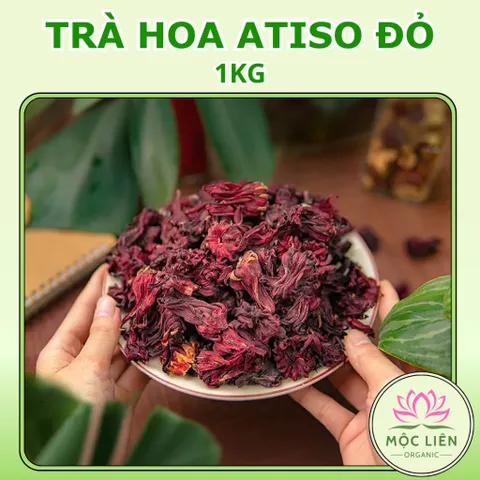 ✅[HÀNG LOẠI 1] Hoa atiso đỏ nguyên bông 1kg, pha trà, nấu siro, thanh nhiệt