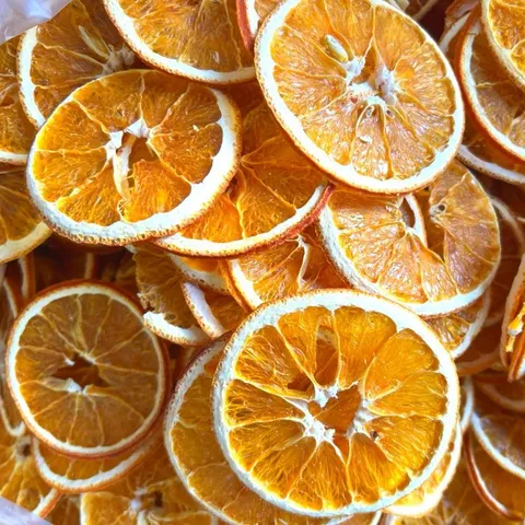 Cam lát sấy khô 500g, trà cam vàng sấy lạnh, thái lát, nguyên miếng, pha trà detox, decor, trang trí
