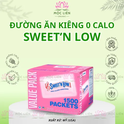 [Date 2027] ĐƯỜNG SWEET'N LOW ăn kiêng Không Calo – tiểu đường, eat clean, keto
