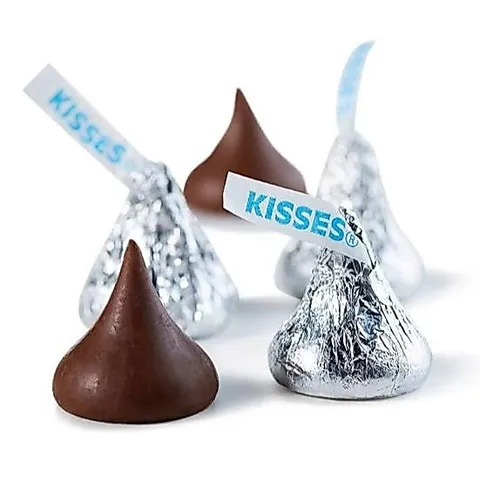 [Tách lẻ] 100 viên kẹo socola sữa KISSES – hàng MỸ chính hãng – hershey's kisses chocolate 1,58kg