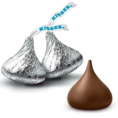 [Tách lẻ] 100 viên kẹo socola sữa KISSES – hàng MỸ chính hãng – hershey's kisses chocolate 1,58kg