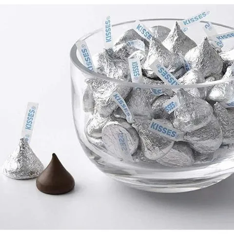 [Tách lẻ] 100 viên kẹo socola sữa KISSES – hàng MỸ chính hãng – hershey's kisses chocolate 1,58kg