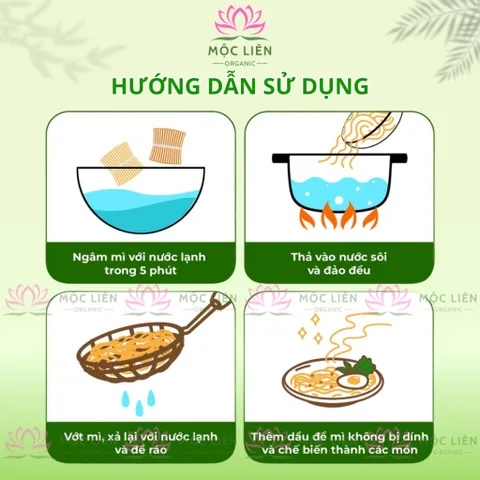 Mì Chũ Bắc Giang Sợi Khô Từ Gạo Trắng, Gạo Lứt, Ngũ Sắc Rau Củ Tự Nhiên
