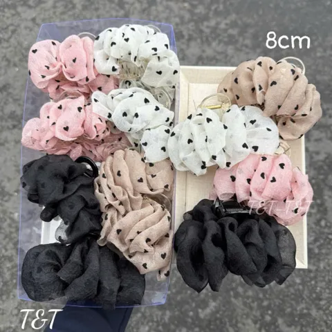 🌷 KẸP TÓC VẢI XẾP LY – NHỎ XINH MÀ LÊN TÓC CỰC ĐIỆU 🌷