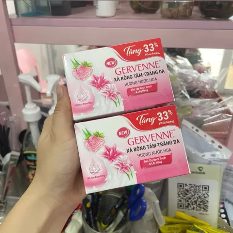 Xà bông cục thương hiệu Gervenne KiWi xanh, Và Lyly Hồng