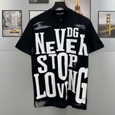 (B003) Bộ cộc unisex nam nữ Never - DSQ, áo phông in chữ Never mix quần đùi gió 2 lớp in chữ DSQ chéo