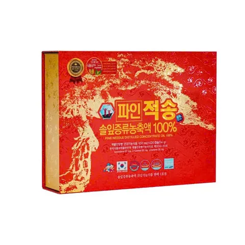 Tinh Dầu Thông Đỏ Chính Phủ Hàn Quốc Pine Jeok Song Gold 120 Viên Hỗ Trợ Người Tiểu Đường, Mõ Máu 831689