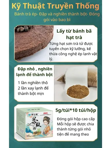 [XIUZHUKANG] Bột gội đaax bã hạt trà kết hợp một số thảo mộc tự nhiên giúp tóc chắc khỏe hơn, nuôi dưỡng từ chân tóc