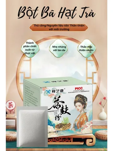 [XIUZHUKANG] Bột gội đaax bã hạt trà kết hợp một số thảo mộc tự nhiên giúp tóc chắc khỏe hơn, nuôi dưỡng từ chân tóc