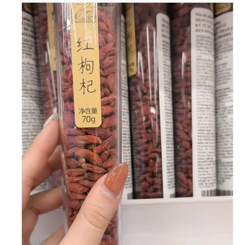 Kỷ tử đỏ SHAN LI HAI LI sấy khô hữu cơ dùng để uống hoặc chế biến trong món ăn