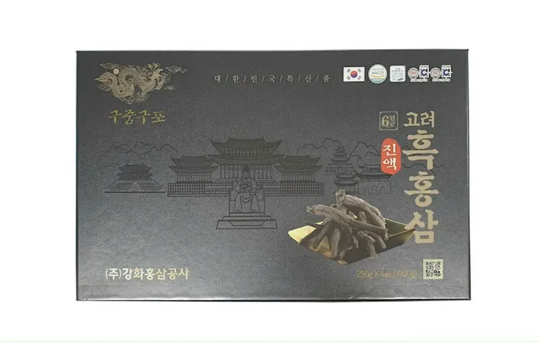 Cao Hắc Sâm Hàn Quốc Kanghwa Cô Đặc Hộp 4 Lọ 250g - Tăng Cường Sức Khỏe, Cải Thiện Trí Nhớ, Hỗ Trợ Miễn Dịch 831768