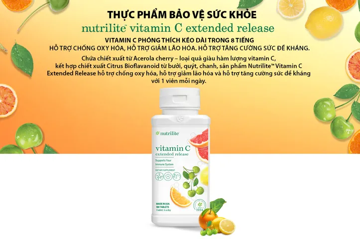TP BVSK nutrilite™ vitamin C extended release Mã hàng hóa: 109747