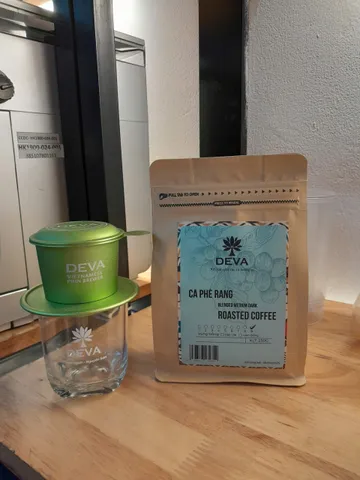 Cà Phê Sạch Blend số 9 (10A90R) - 250g Rang Mộc Loại Hạt DEVA COFFEE