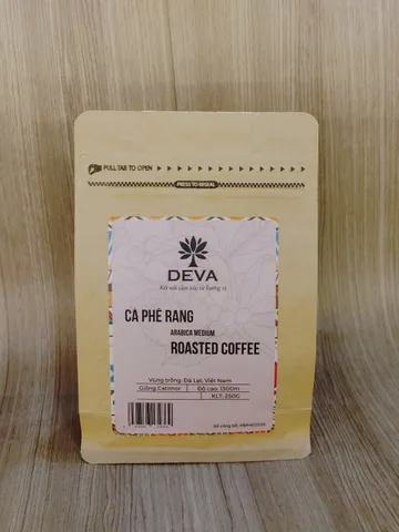 Cà phê sạch Arabica rang Medium 250GR