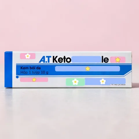 Kem Bôi Da A-T K-e-t-o-c-o-n-a-z-o-l-e Hỗ Trợ Chăm Sóc & Làm Dịu Da Khô Ráp Tuýp 10g