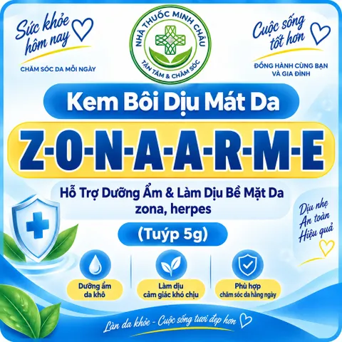 Kem Bôi Dưỡng Da Z-O-N-A-A-R-M-E Hỗ Trợ Dịu Mát & Cân Bằng Bề Mặt Da Tuýp 5g
