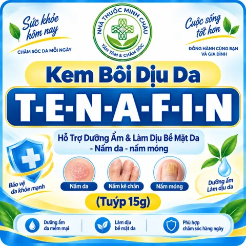 Kem Bôi Dưỡng Da T-E-N-A-F-I-N Hỗ Trợ Dịu Mát & Cân Bằng Bề Mặt Da Tuýp 15g