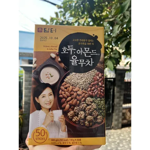 [HỘP 50 GÓI] Ngũ Cốc DAMTUH 5 LOẠI ĐẬU Truyền Thống 900g - Hàn Quốc