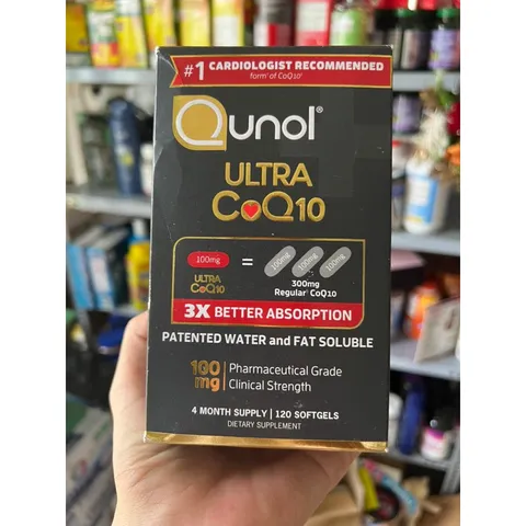 Viên Qunol Ultra CoQ10 3X Better Absorption 100mg 120 viên Softgels 831955