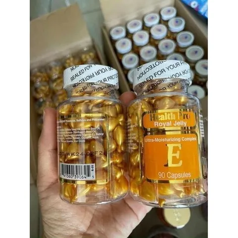 Viên nang dưỡng da sữa ong chúa vitamin E Health Pro Royal Jelly Hàng Mỹ 831959