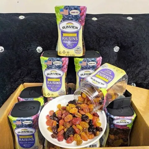 [CHÍNH HÃNG] Nho Khô SUNVIEW RAISINS Medley Jumpo Grapes 425g