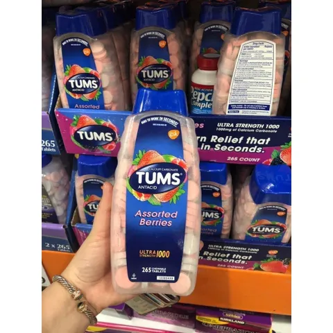 Viên TUMS Extra Strength 1000 của Mỹ 265 viên