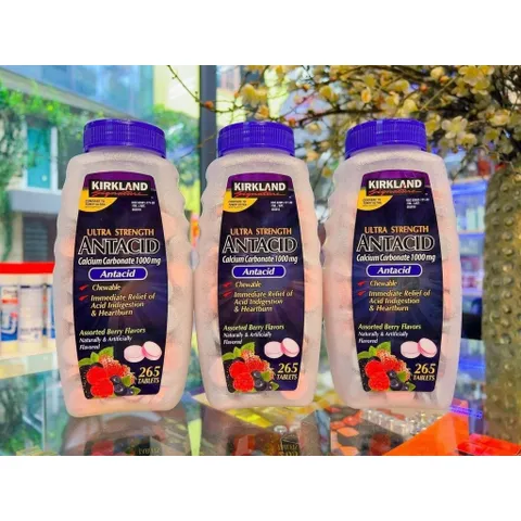 Kẹo kirkland antacid 265 viên CHÍNH HÃNG CỦA MỸ