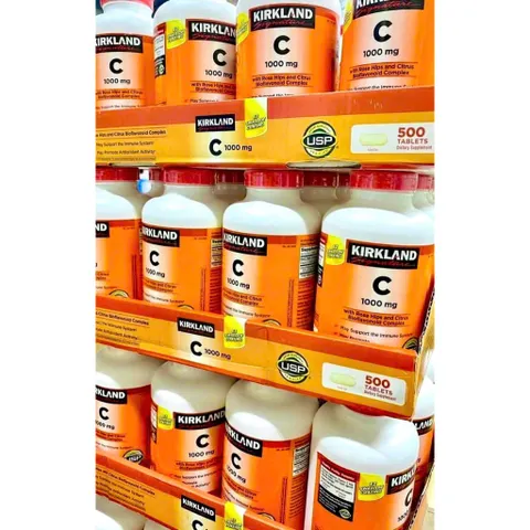 Chính Hãng Vitamin C 1000mg DATE 2028 CÓ BILL MUA HÀNG CỦA COSTCO M.Ỹ