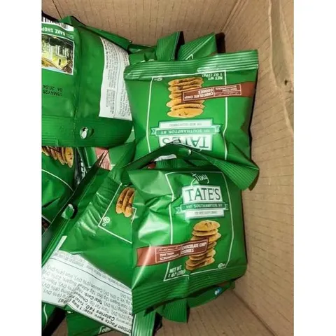 HÀNG MỸ 1 THÙNG 28 GÓI 🍪 Tiny Tate’s Chocolate Chip Cookies – Hộp 28 gói mini