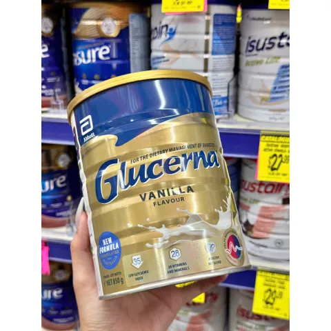 Sữa Glucerna Úc dành cho người tiểu đường 850 gam