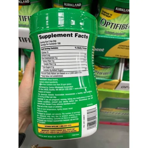 Bột hòa tan bổ sung chất xơ  Optifiber 760gr