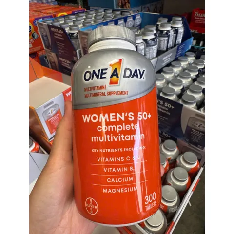 Viên uống One A Day Men's, Women 50+ Multivitamin 300 viên