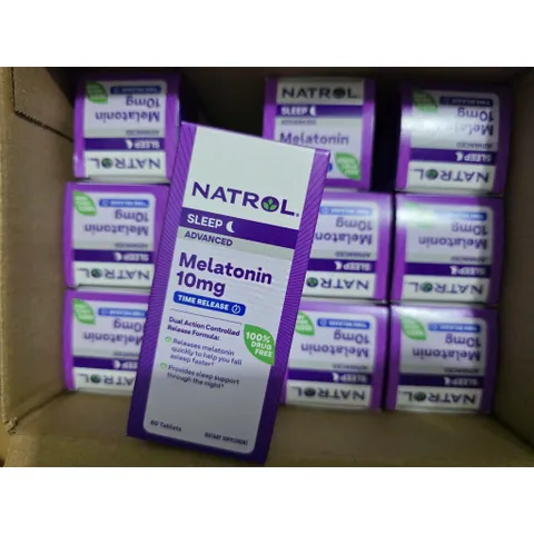 Viên uống Natrol Melatonin 60 viên 10mg của Mỹ