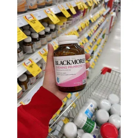 Date 10/2026 Tinh Dầu Hoa Anh Thảo Blackmores Evening Primrose Oil 190 Viên Nang của ÚC