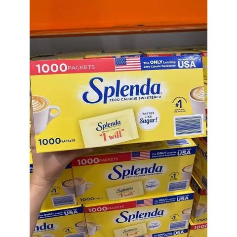 Thùng 1000 gói Đường Ăn Kiêng Splenda No Calories Sweetener chính hãng Mỹ