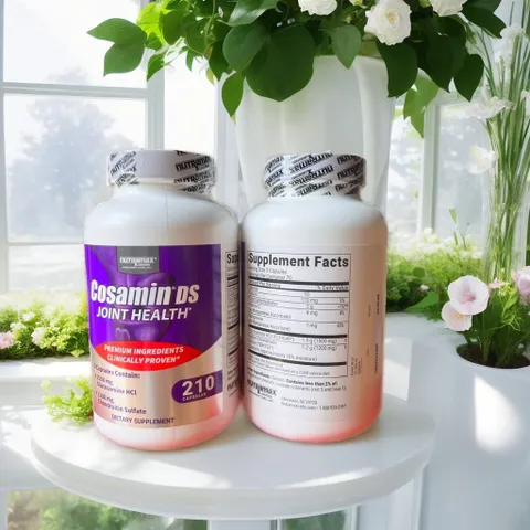 MẪU MỚI CHÍNH HANZG MỸ Y HÌNH SHOP TỰ CHỤP DATE 5/2028 Cosamin 210 viên ds nutramax gluco samin  của Mỹ