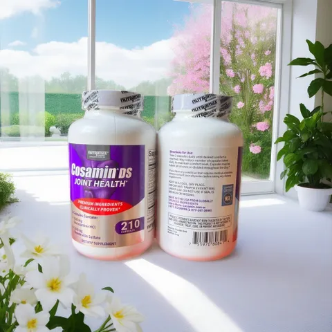 MẪU MỚI CHÍNH HANZG MỸ Y HÌNH SHOP TỰ CHỤP DATE 5/2028 Cosamin 210 viên ds nutramax gluco samin  của Mỹ