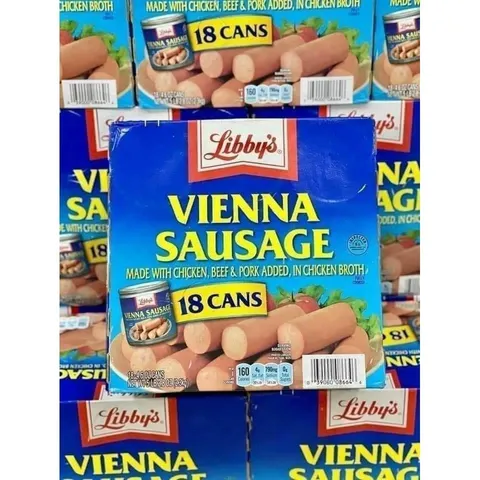 LẺ 2 HŨ Xúc Xích Libby Vienna Sausage Của Mỹ 130g