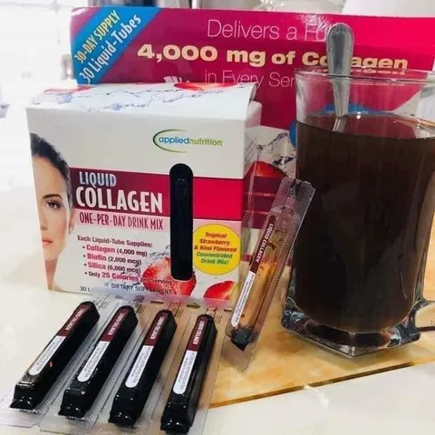 Nước Uống Đẹp Da LIQUID COLLAGEN - 30 Ống (Hàng Mỹ). date 2025