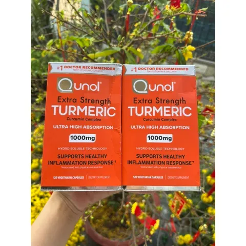 Viên uống tinh chất nghệ QUNOL Extra Strength TURMERIC Curcumin 1000mg
