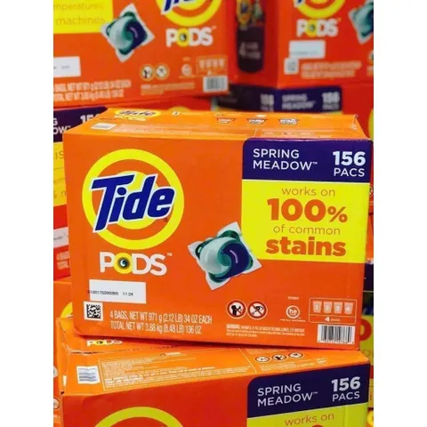1 bịch Viên giặt xả Tide Pods bịch 39 viên của Mỹ mẫu mới thùng 156 viên có 4 bịch