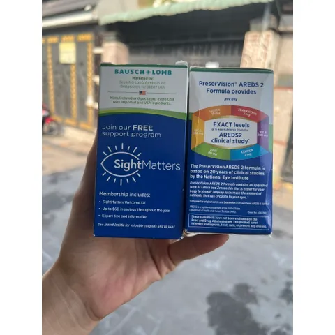 Viên Bổ mắt PreserVision Areds 2 Formula 130 viên Mỹ